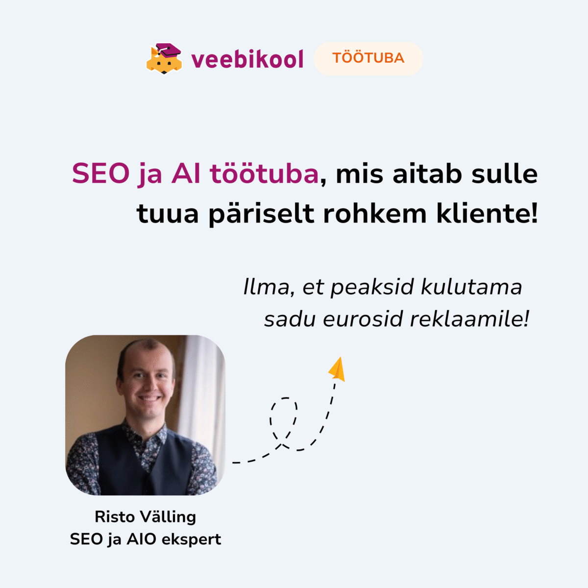 SEO ja AI töötuba Zoomis