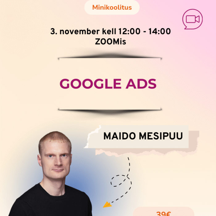 Google Ads - Maido Mesipuu
