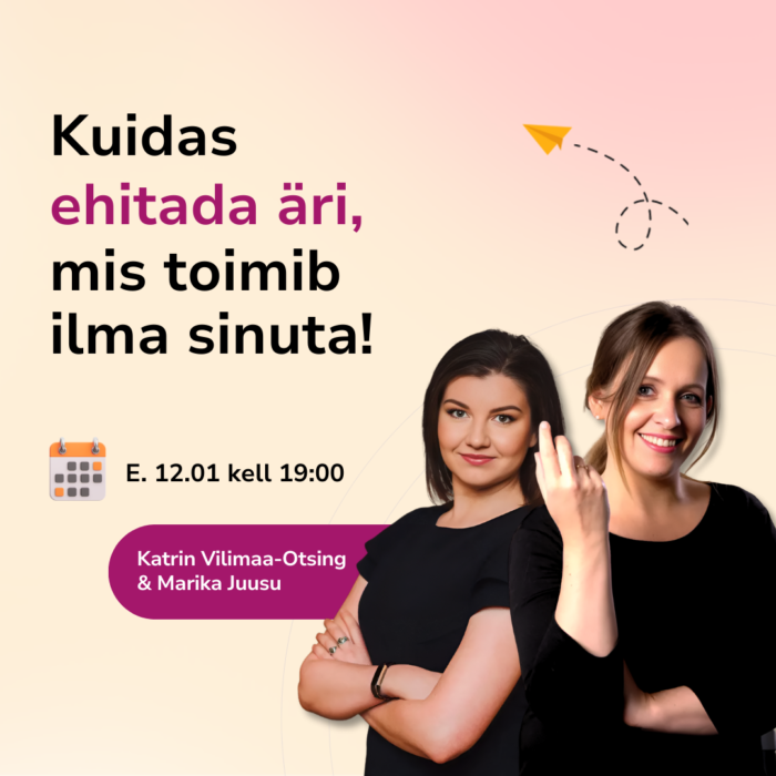 Müügitunnelite koolitusõhtu: Kuidas ehitada äri, mis toimib ilma sinuta!