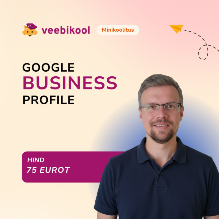 Google Business profiili seadistamine - Feliks Stavitski
