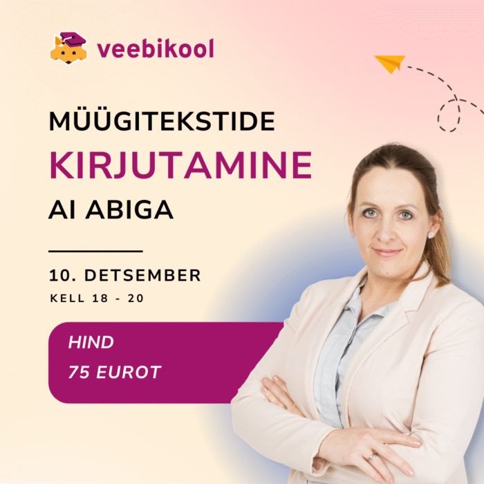 Müügitekstide kirjutamine - Marika Juusu