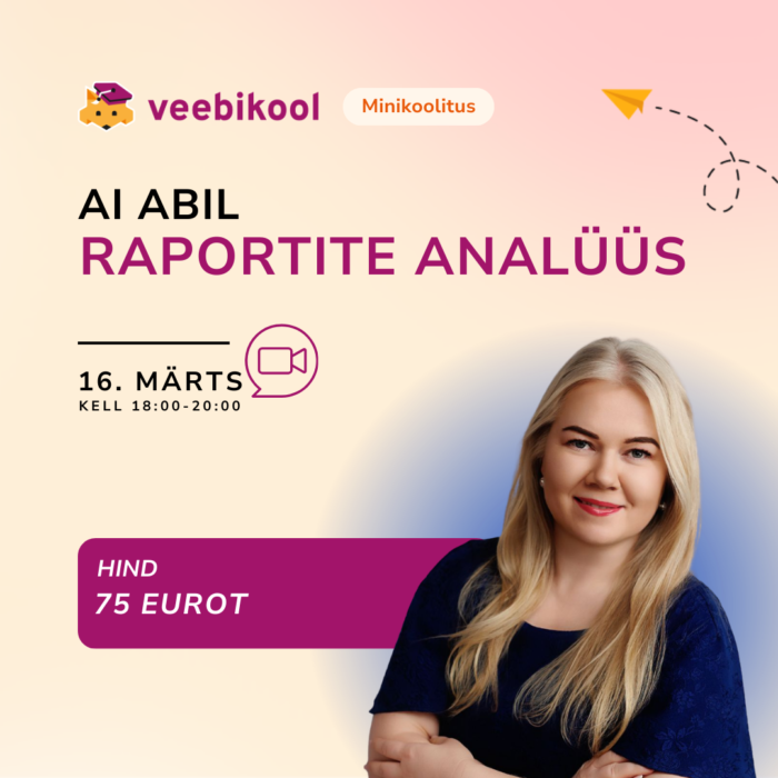 AI abil raportite analüüs