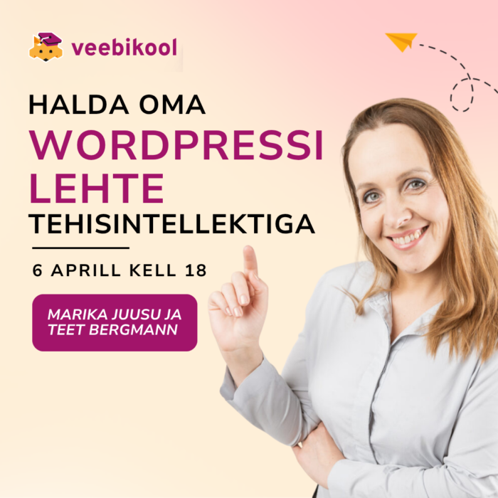 Koolitus: Kuidas arendada oma WordPressi lehte tehisintellektiga