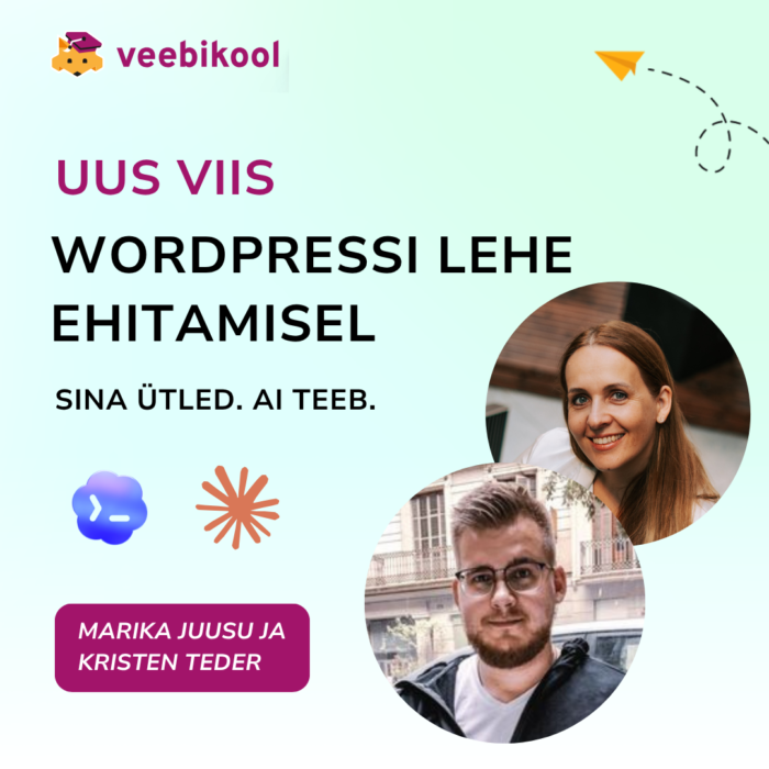 Uus viis WordPressi lehe ehitamiseks. Sina ütled. AI teeb. (19. mai 2026)