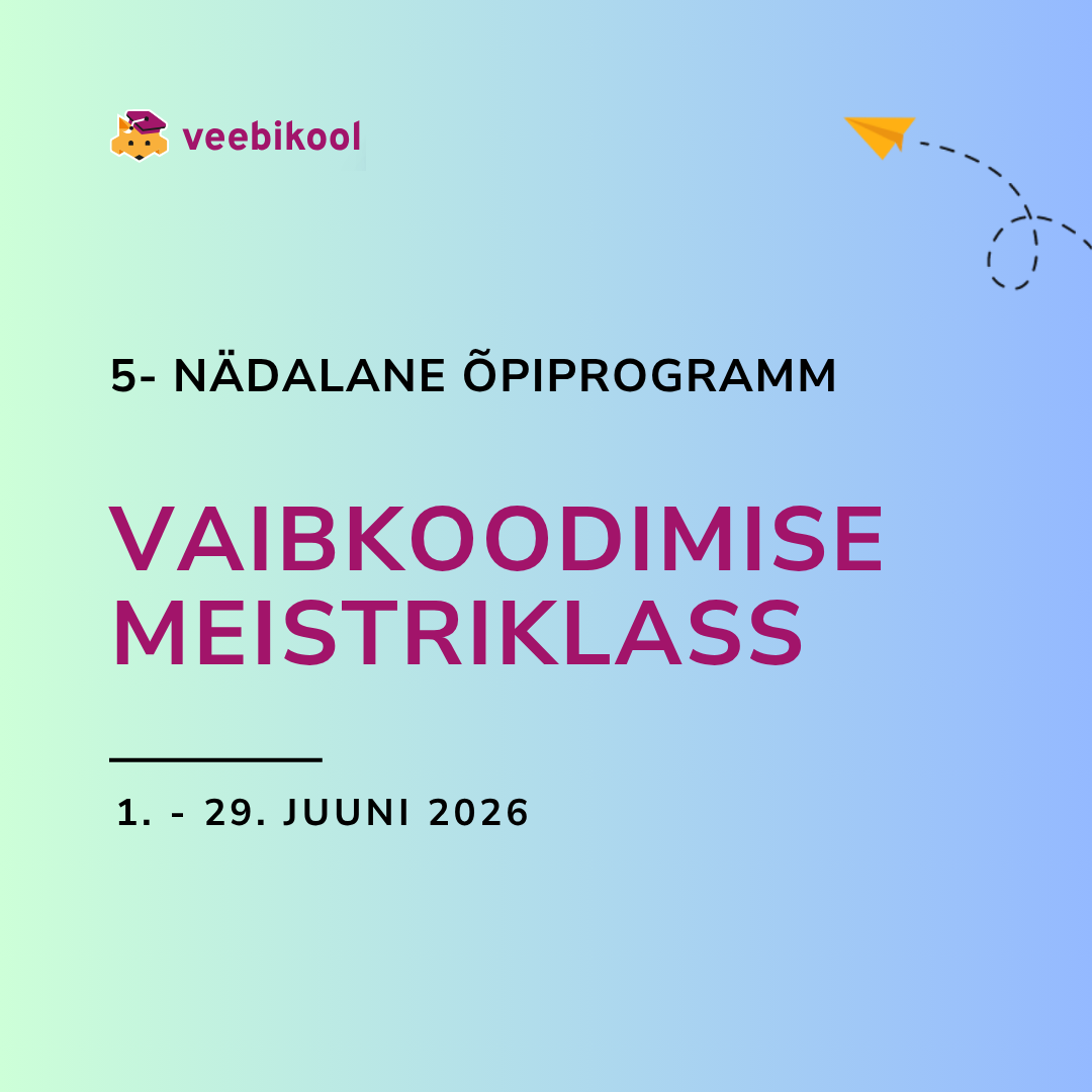 Vaibkoodimise meistriklass (3.grupp)
