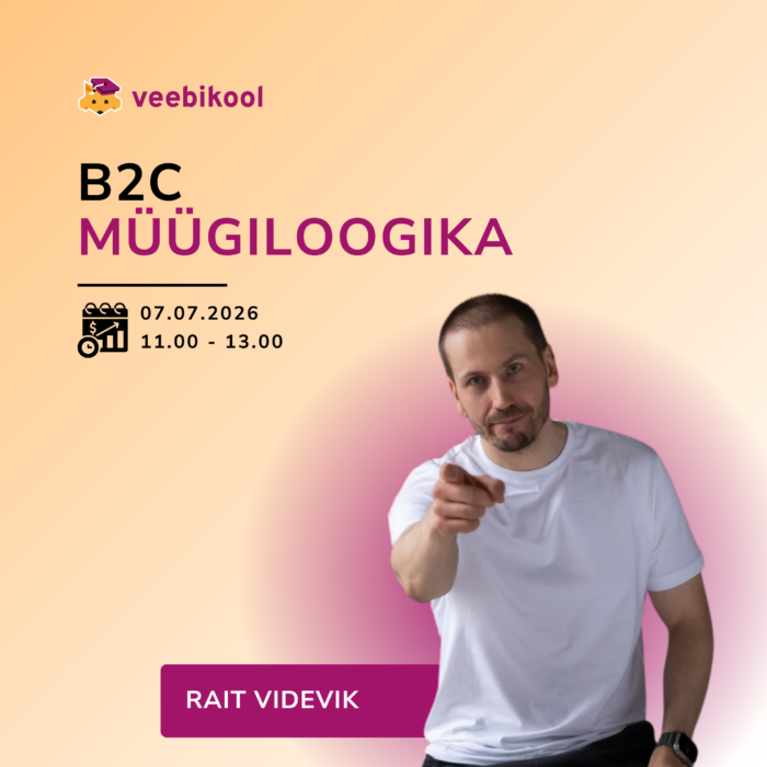B2C müügiloogika koolitus: kuidas klient ostuotsuseni jõuab