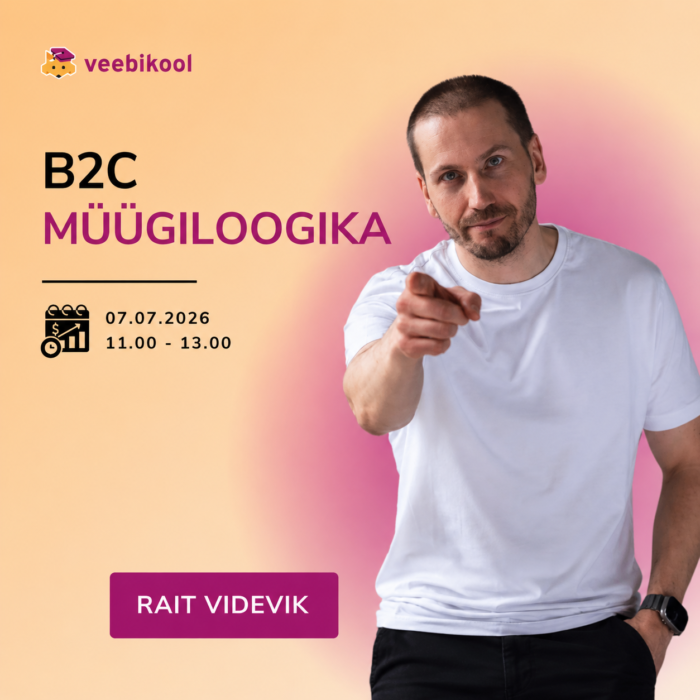 B2C müügiloogika koolitus: kuidas klient ostuotsuseni jõuab