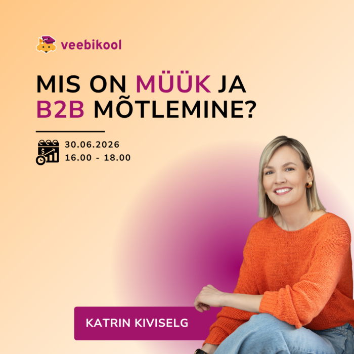 B2B müügi koolitus: kuidas ostja otsuseni jõuab