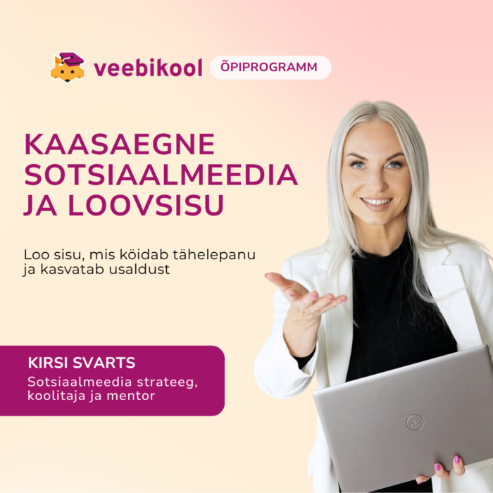 AI ajastu sotsiaalmeedia ja loovsisu õpiprogramm