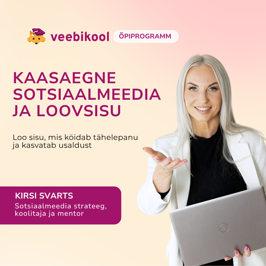 AI ajastu sotsiaalmeedia ja loovsisu õpiprogramm väikeettevõtjale (august 2026)