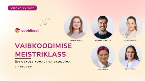 Vaibkoodimise meistriklass juuni 2026